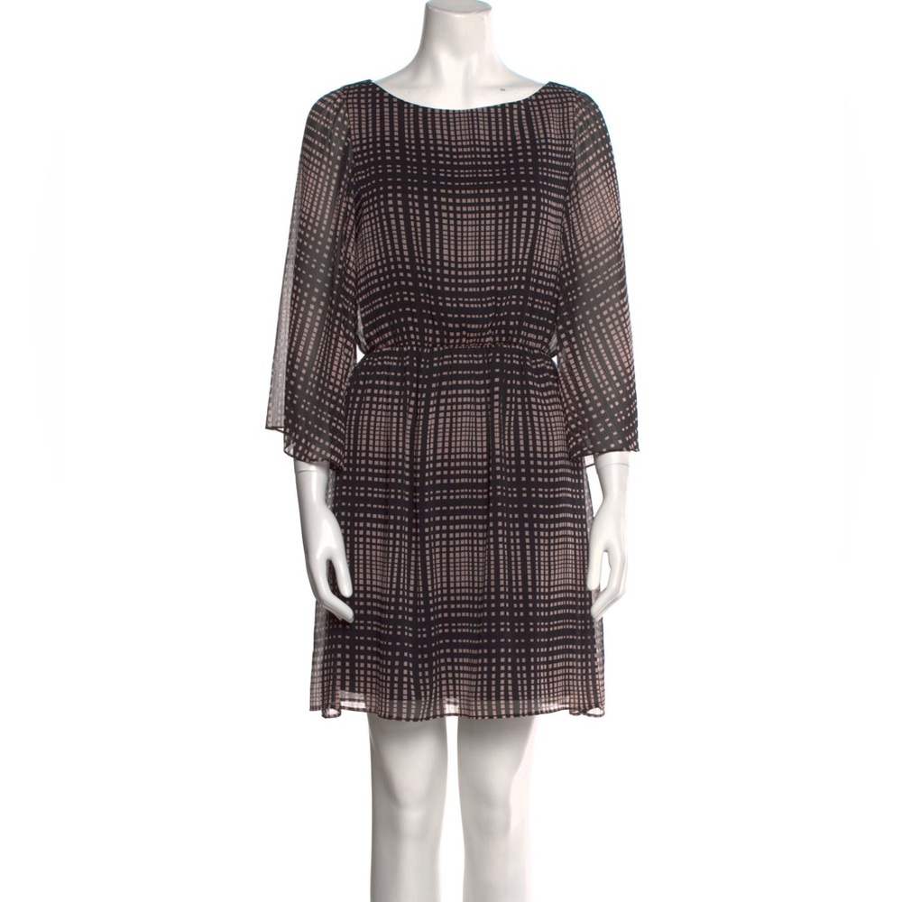 Alice + Olivia Modern Geometric Pink & black dress